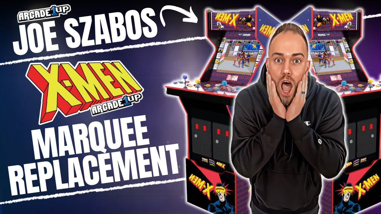 Arcade1Up X-men Joe Szabos Marquee Replacement!