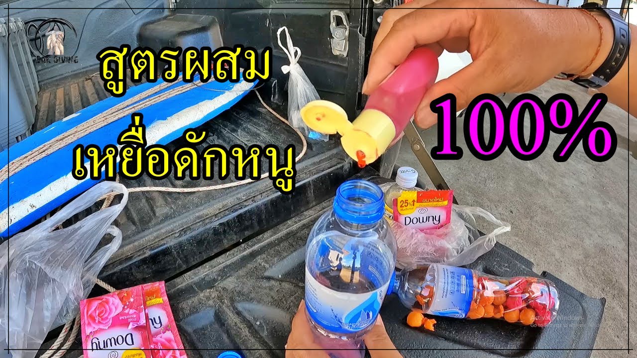 แจกสูตร เหยื่อขี้ไต้ตักหนู ได้ผล 100%