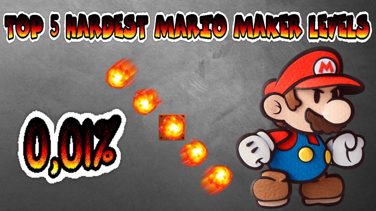 TOP 5 Hardest Mario Maker Levels