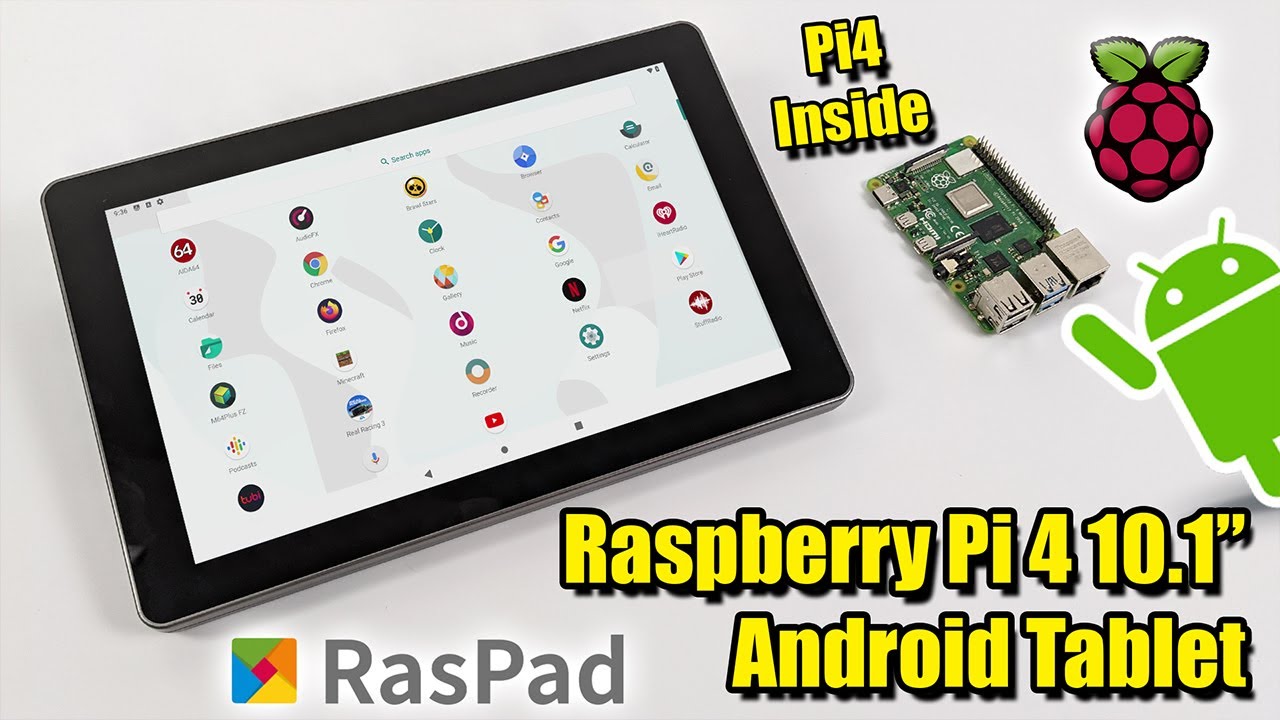 Raspberry Pi 4 Android Tablet! 10.1