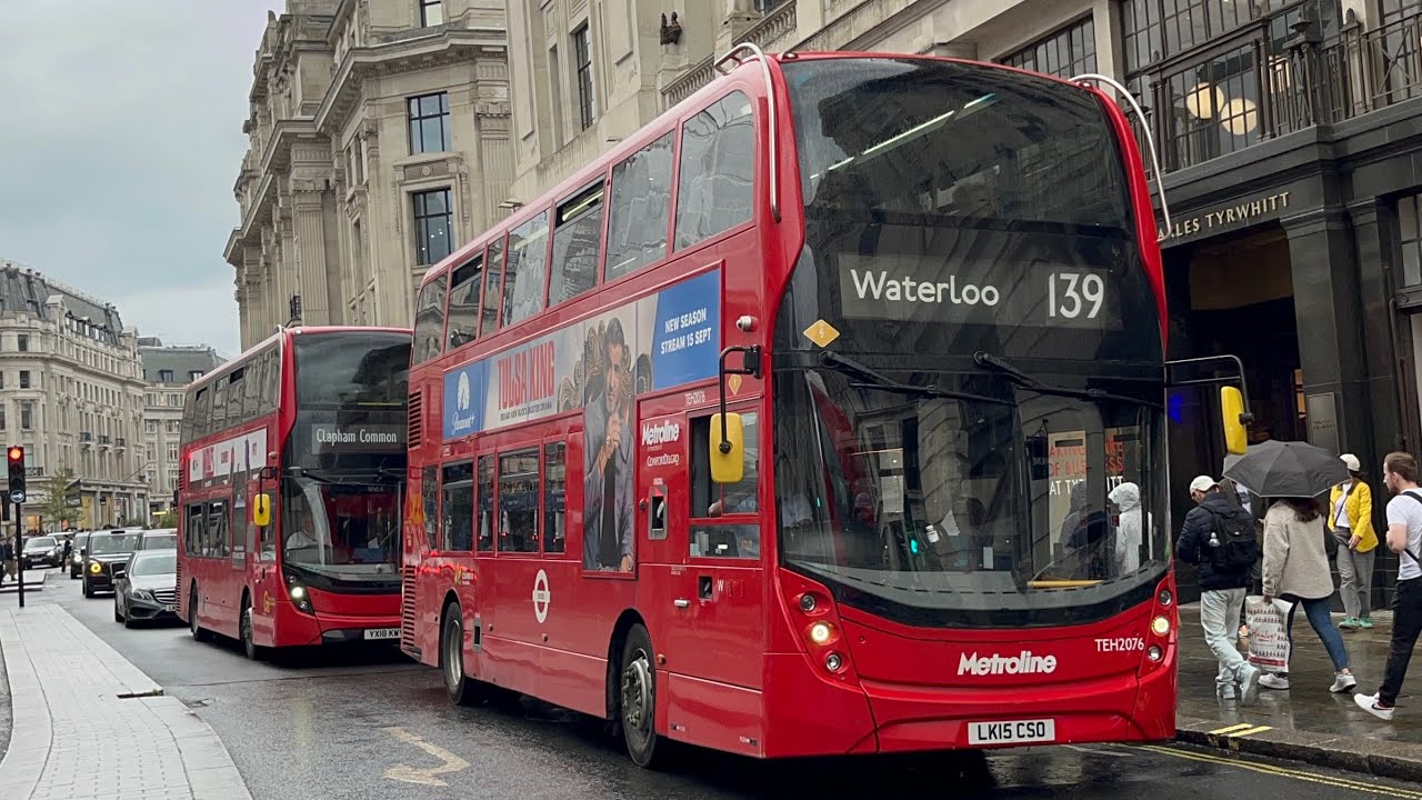 London buses at Oxford Circus 22/09/24