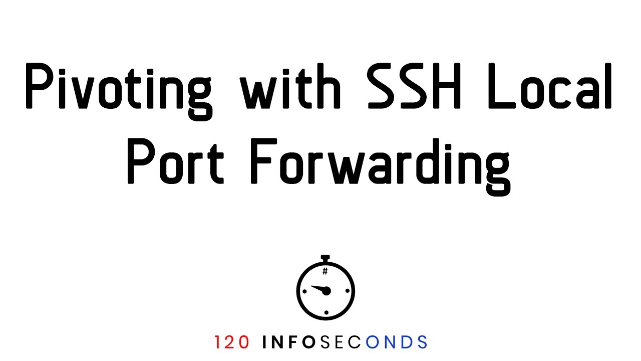 Pivoting with SSH Local Port Forwarding