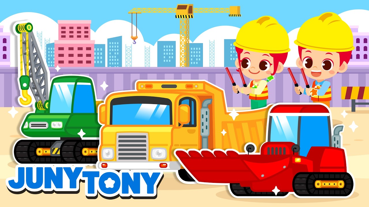 Vrum, Vrum, Mais Rápido! 🏎️| Diversão com Carros Coloridos | Música Infantil | JunyTony em Português