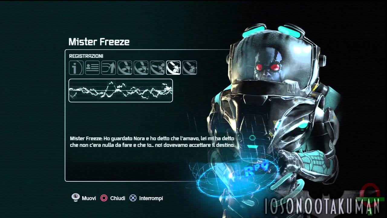 Batman: Arkham City (ITA)- Registrazioni: Mr. Freeze