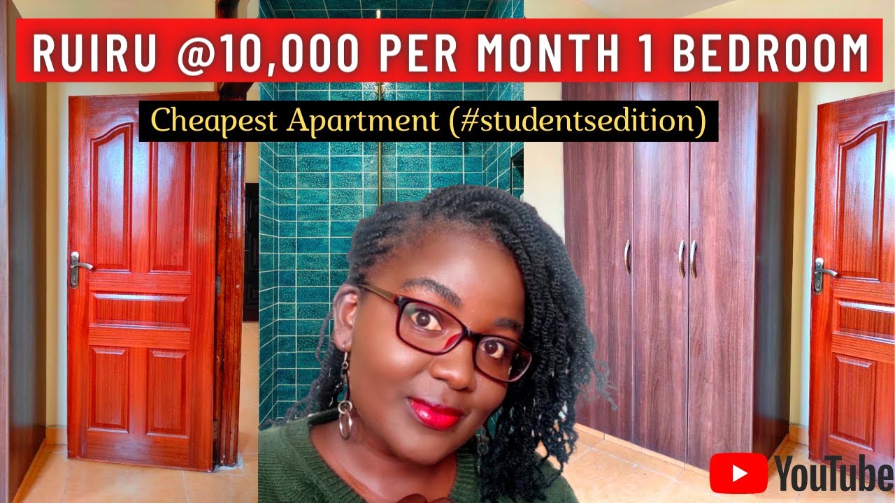IS THIS THE CHEAPEST ONE BEDROOM APARTMENT/ RUIRU, THIKA ROAD @10,000 PER MONTH? ❤💯
