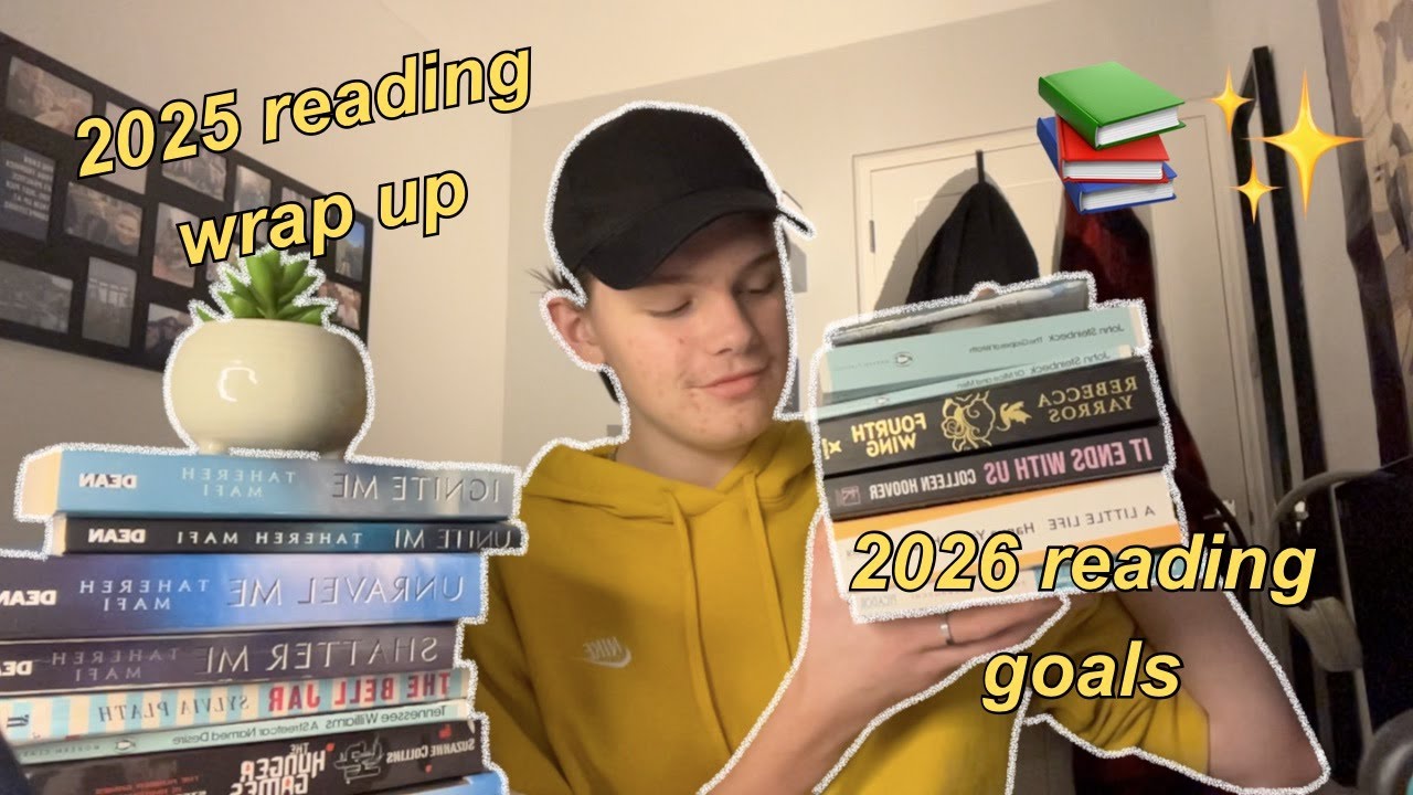 What I Read in 2025 (Reading Wrap Up) + Book Goals (+ Haul) for 2026 📚🌟