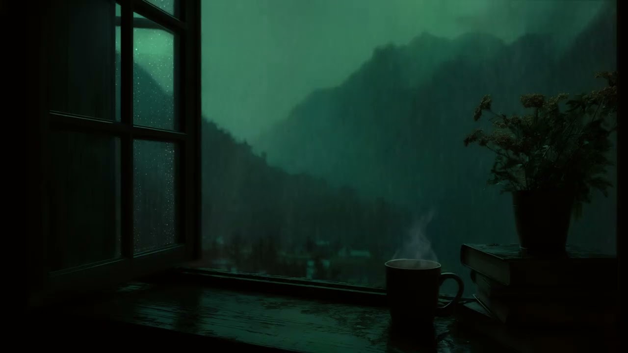 Calming Rain Hypnosis for Anxiety Relief 🌧️😴 Window Rain Sounds • Deep Rest & Goodbye Stress