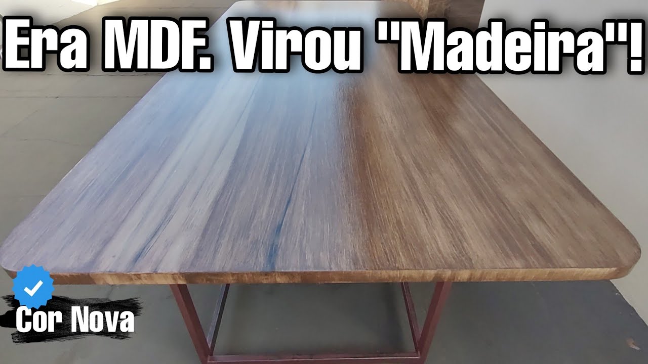 NÃO COMPRE MESA DE MADEIRA! Transforme a sua mesa!