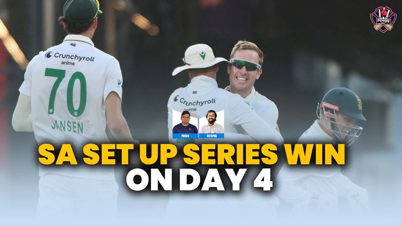 SA set up series win on day 4|Pdoggspeaks