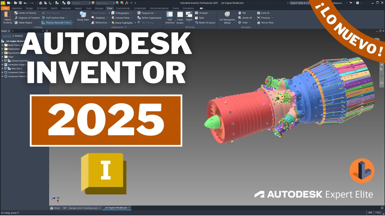 Novedades Inventor 2025 - Instalación y principales cambios.