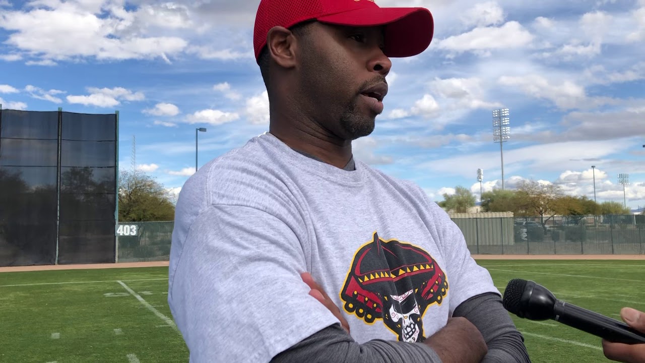 Tucson Sugar Skulls coach Marcus Coleman recaps first practice