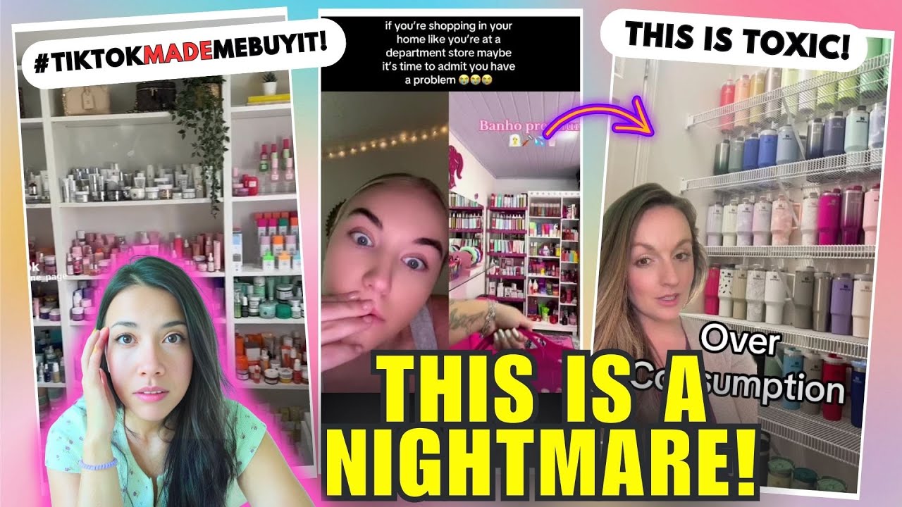 OVERCONSUMPTION Core INSANITY is RUINING people's lives! | TikTok Rants REACTION