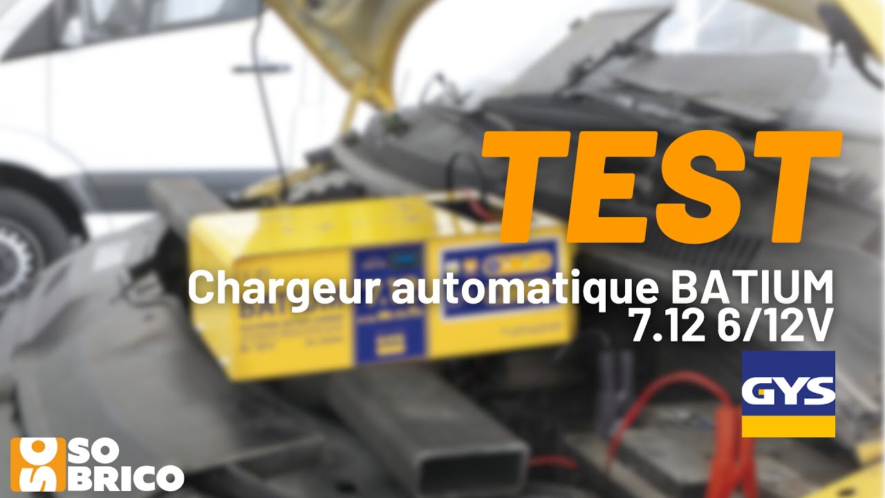 Découvrez le Chargeur automatique BATIUM 7.12 6/12V GYS - SOBRICO 💪