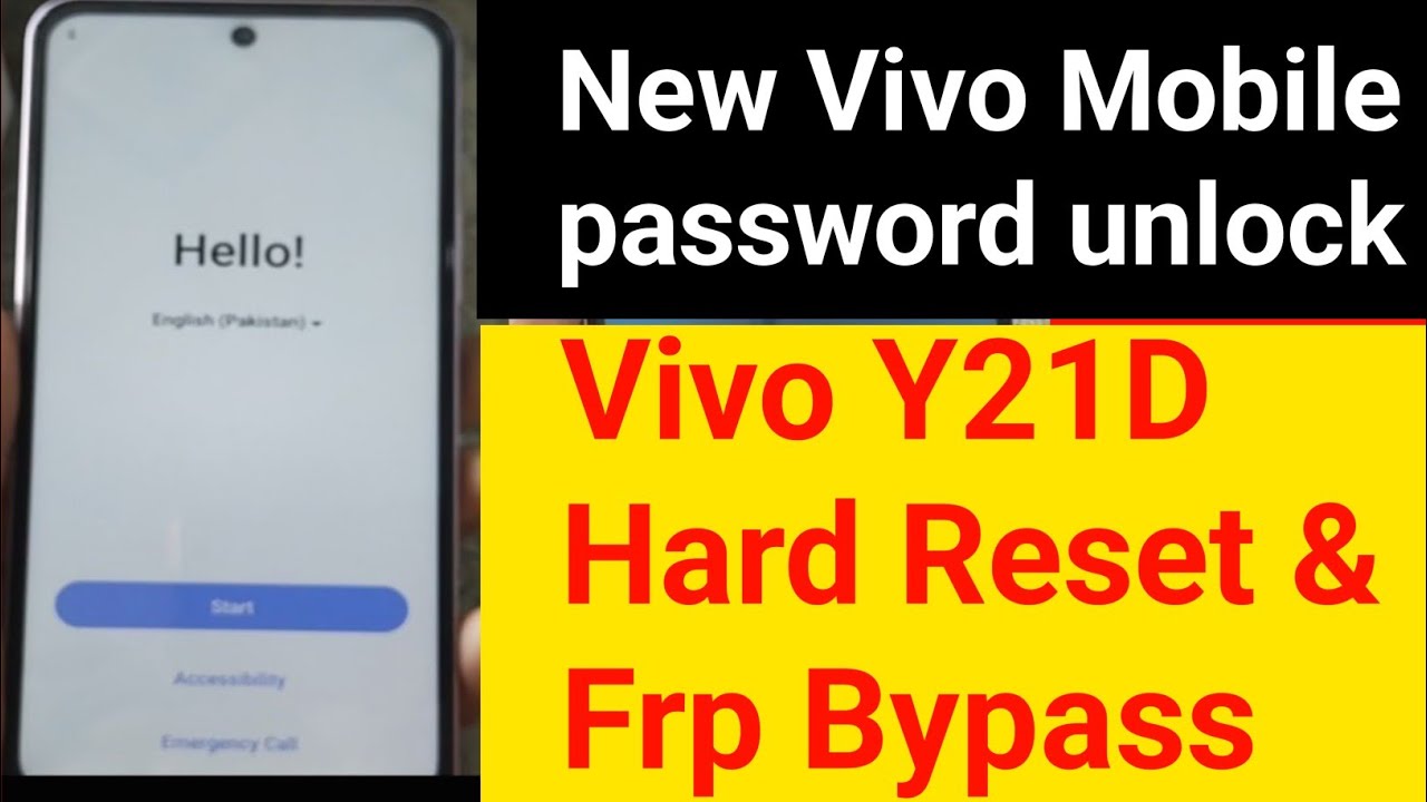 How To Hard Reset Vivo Y21d | vivo y21d FRP bypass 2026 