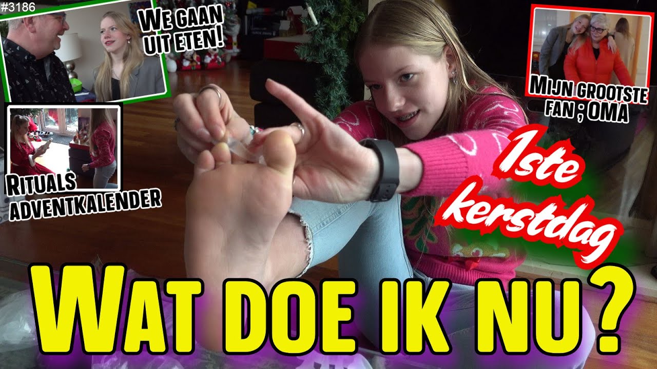 Wat had ik nu GISTERAVOND gekregen? 1ste Kerstdag. Vanavond uit ETEN met de FAMILIE.  #3186