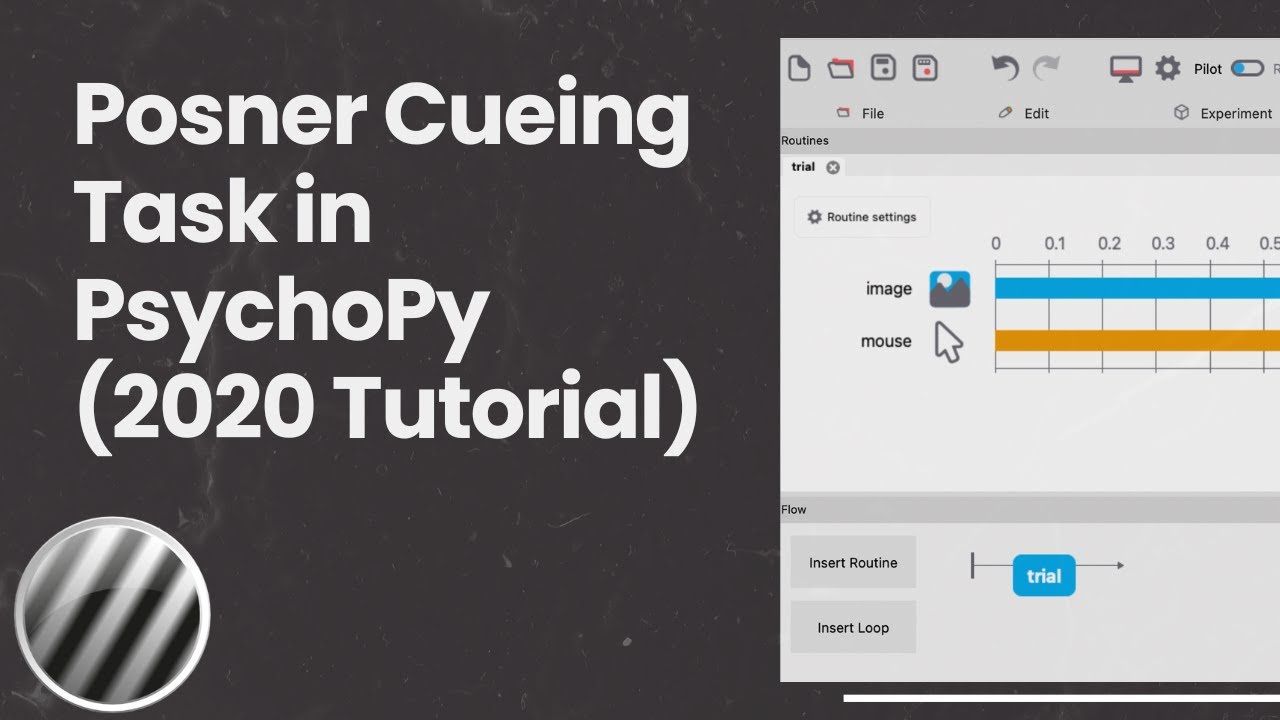 How to Create a Posner Cueing Task in PsychoPy (2020)