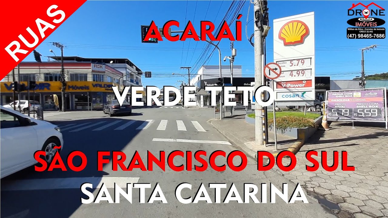 Conheça as RUAS do bairro ACARAÍ em SÃO FRANCISCO DO SUL - Santa Catarina!!!