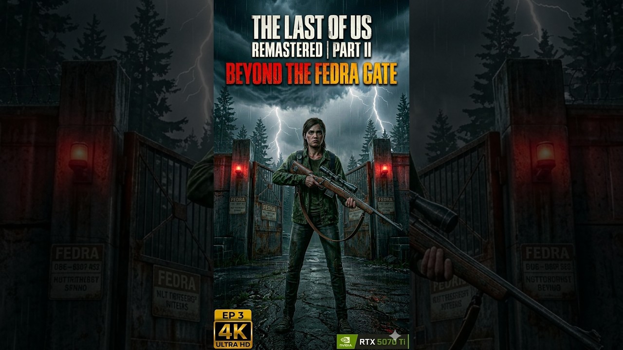 🔴 LIVE | The Last of Us Part II : Beyond the Fedra Gate | Ep 3 | 4K 5070 Ti Gameplay Vertical