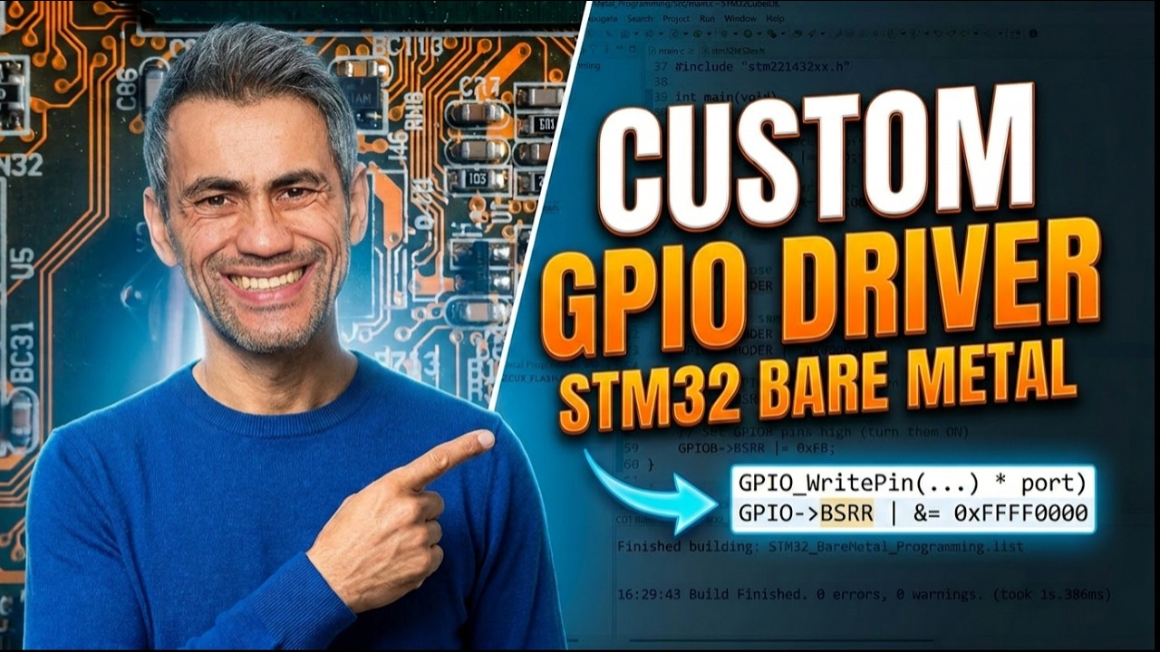 Skip the HAL and Build Your Own GPIO Driver for STM32