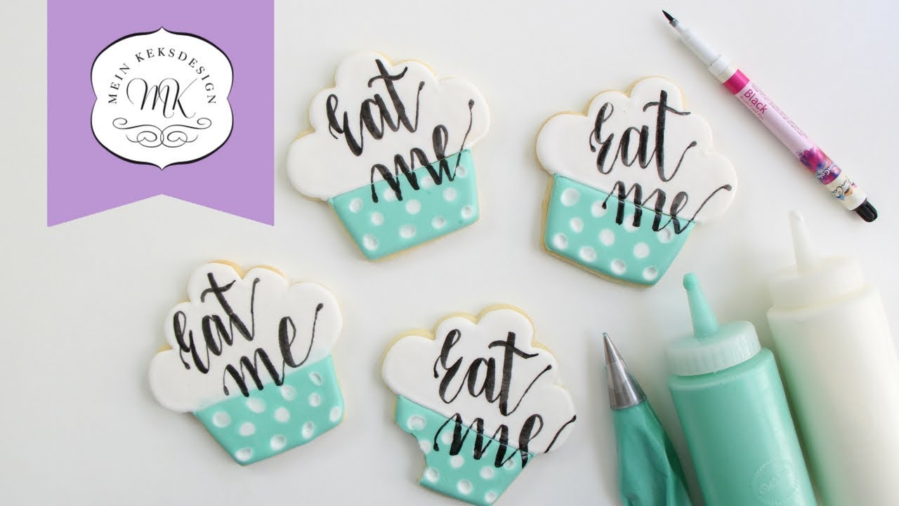 Coole Kekse verzieren mit Royal Icing und Cake Lettering