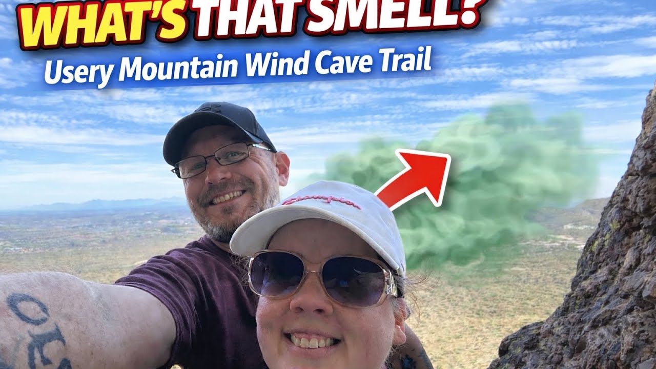 Cactus, Views & a Cave! 🌵 Our Usery Mountain Regional Park Hike