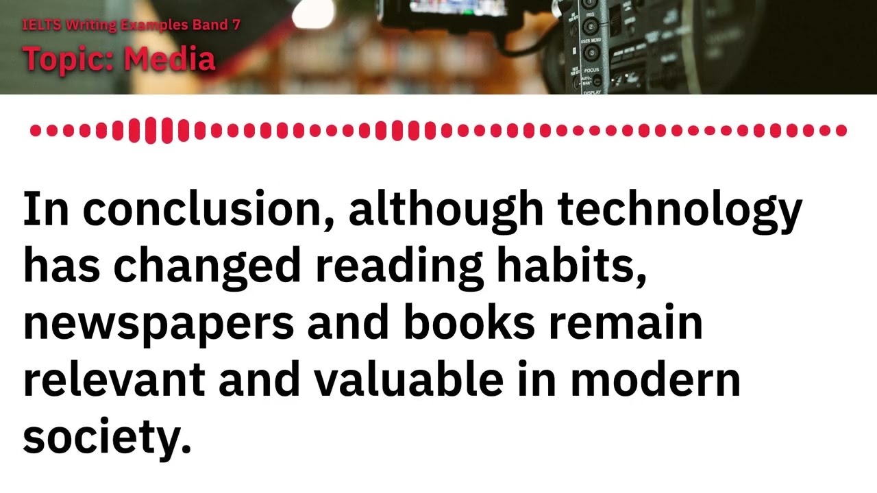 IELTS Writing Examples Band 7: Media