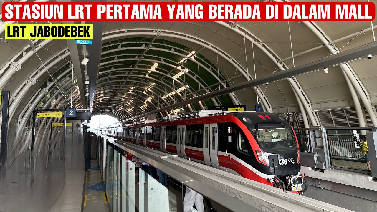 NYOBAIN NAIK LRT, STASIUN DI DALAM MALL‼️ INI BENERAN YA⁉️