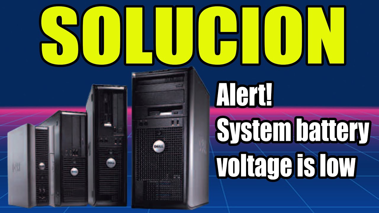 SOLUCION ERROR ( ALERT SYSTEM BATTERY VOLTAGE IS LOW )