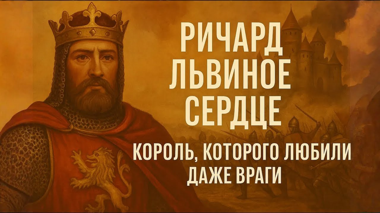 РИЧАРД ЛЬВИНОЕ СЕРДЦЕ | Величайший Рыцарь Европы | ИСТОРИЯ ДЛЯ СНА