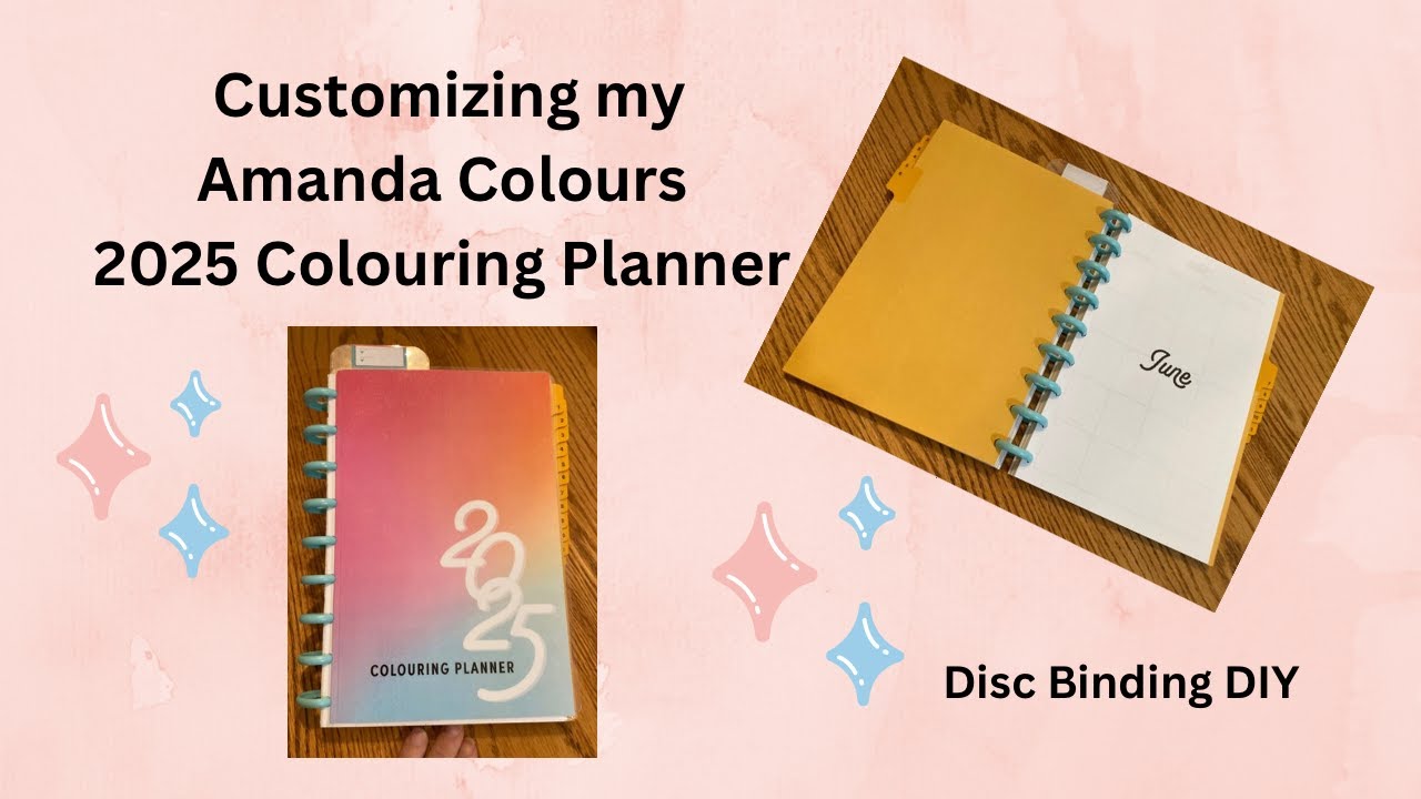 Customizing my Amanda Colours 2025 Coloring planner