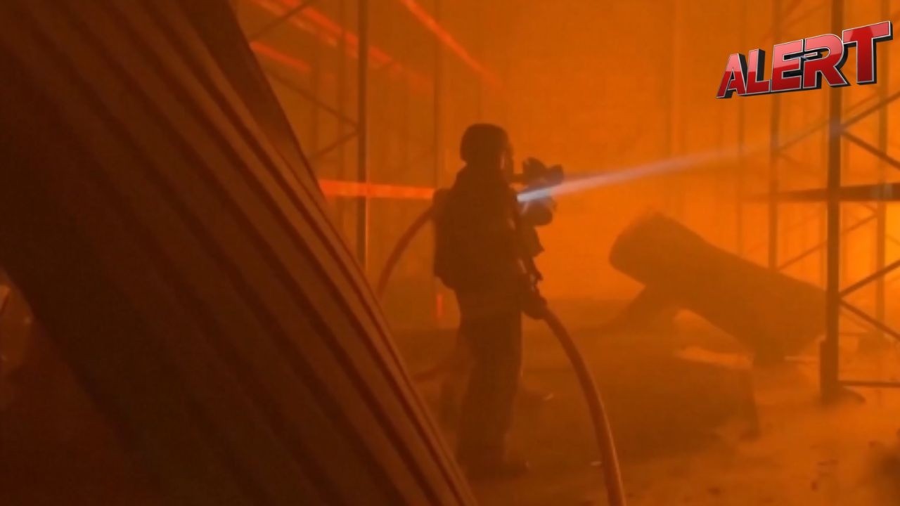 Drone Strike Hits Warehouse in Yahotyn, Kyiv Region, Causing Large Fire | ALERT News