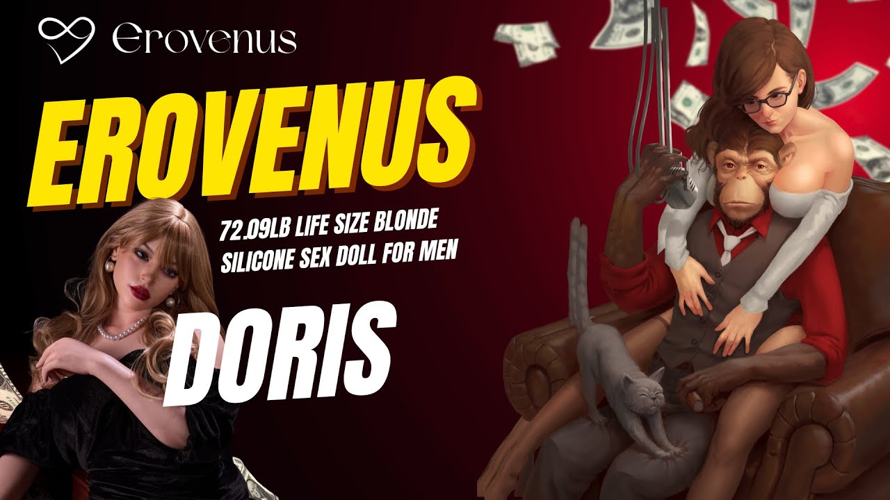Erovenus-Doris丨72LB Life Big Butt Small Boobs Silicone Sex Doll With Arms