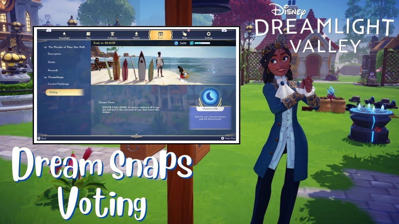 Indecisive Person Tries Voting on Dream Snaps - Disney Dreamlight Valley - Nintendo Switch
