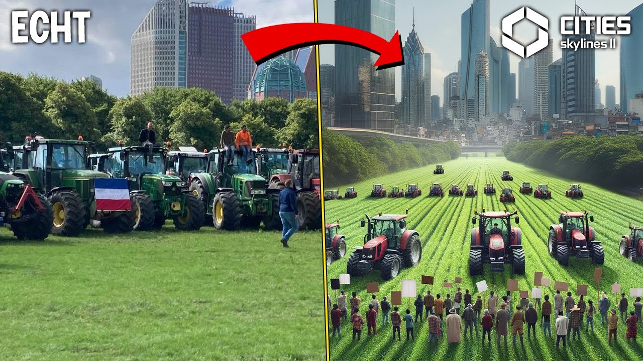 Ik heb het Malieveld nagemaakt in Cities Skylines 2