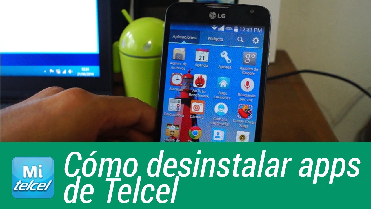 Cómo desinstalar aplicaciones de Telcel en LG L70
