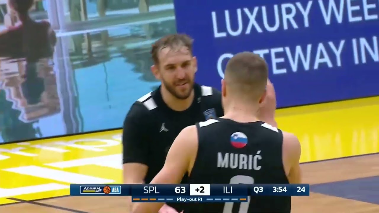 AdmiralBet ABA League 2025/26, extended HL, Play-out Round 1: Split - Perspektiva Ilirija (3.3.2026)