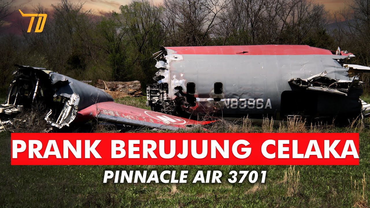 Prank Pilot Bikin Lelucon Di Ketinggian 41.000 Kaki,  Dan Mereka Tidak Selamat | Pinnacle Air 3701