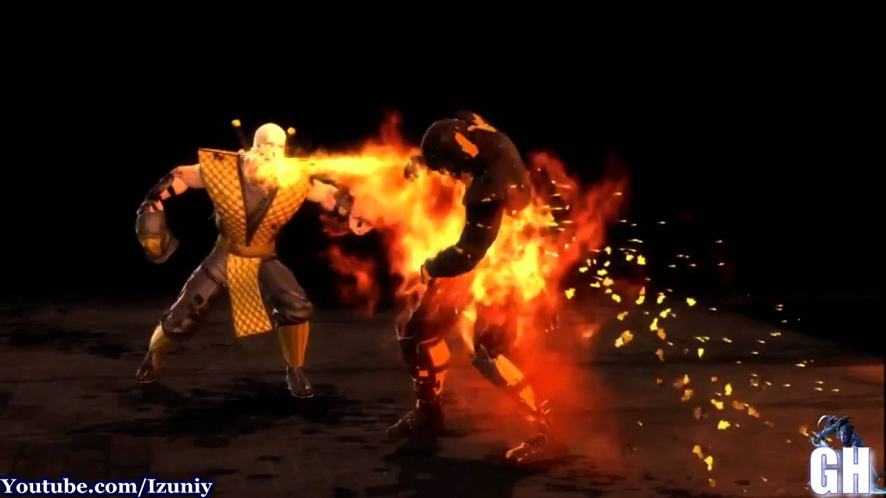 Mortal Kombat 9 Scorpion Classic Fatality Toasty