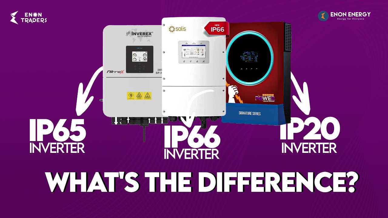 IP66 vs IP65 vs IP20 Inverters: What's the Difference?