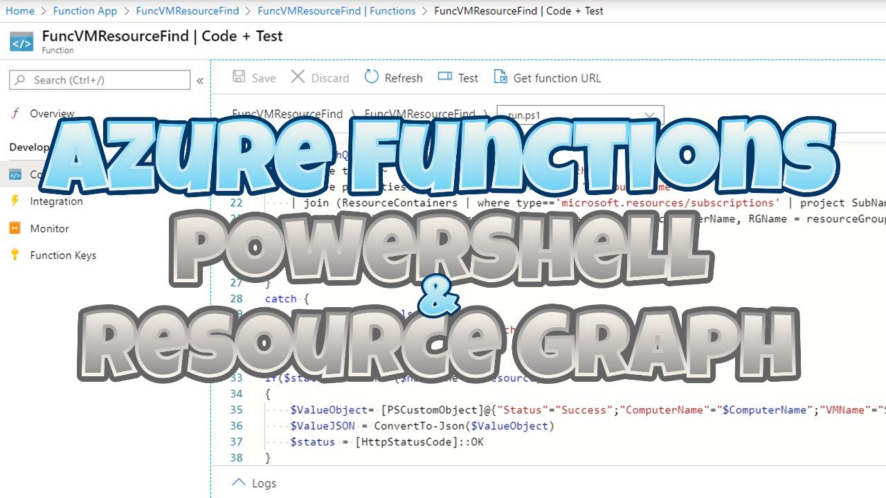 Using PowerShell with Azure Functions Walk-through