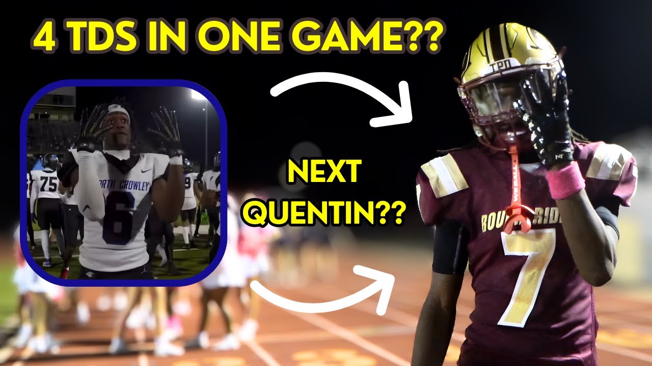 NEXT QUENTIN GIBSON GOES UP AGAINST BYU COMMIT!! | Saginaw VS Arlington Heights HS FB Highlights
