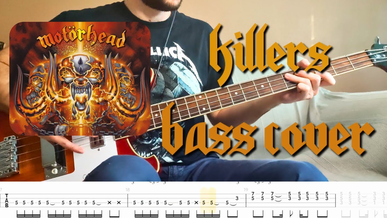 Motörhead - Killers - Bass cover with TAB
