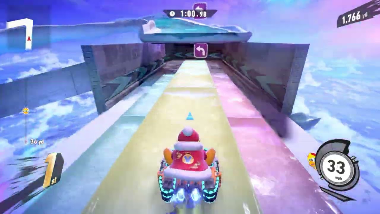 Kirby Air Riders - Air Ride: Frozen Hillside with King Dedede (Time Mode)