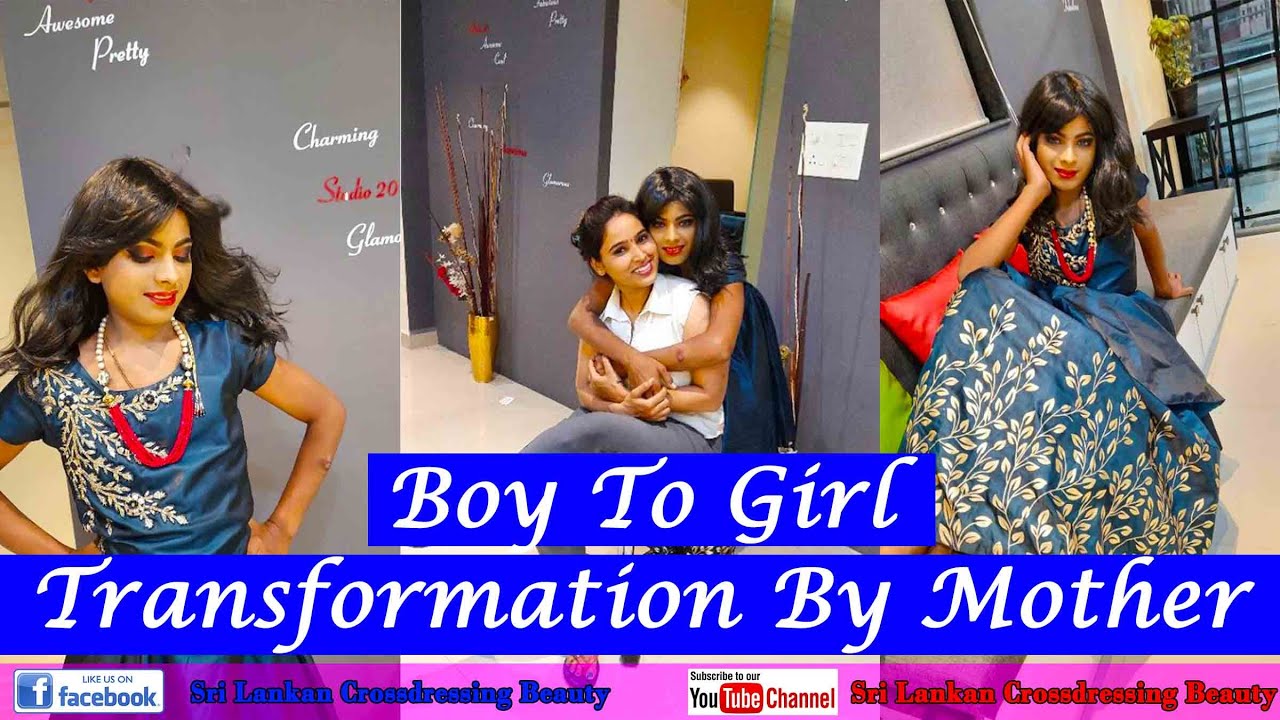 E 15: Boy to girl crossdressing by his mother