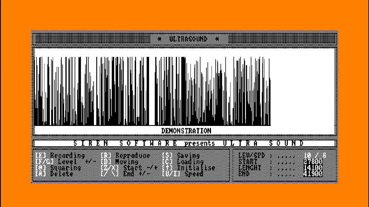 Ultra Sound UTILITY DEMO UK 1987 Original UTILITAIRE COMPILATION FROM AMSTRAD CPC POWER COM