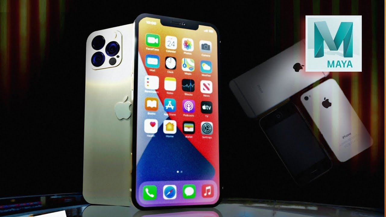 Iphone 3d modeling in Autodesk Maya.📱📱📱🔥🔥🔥
