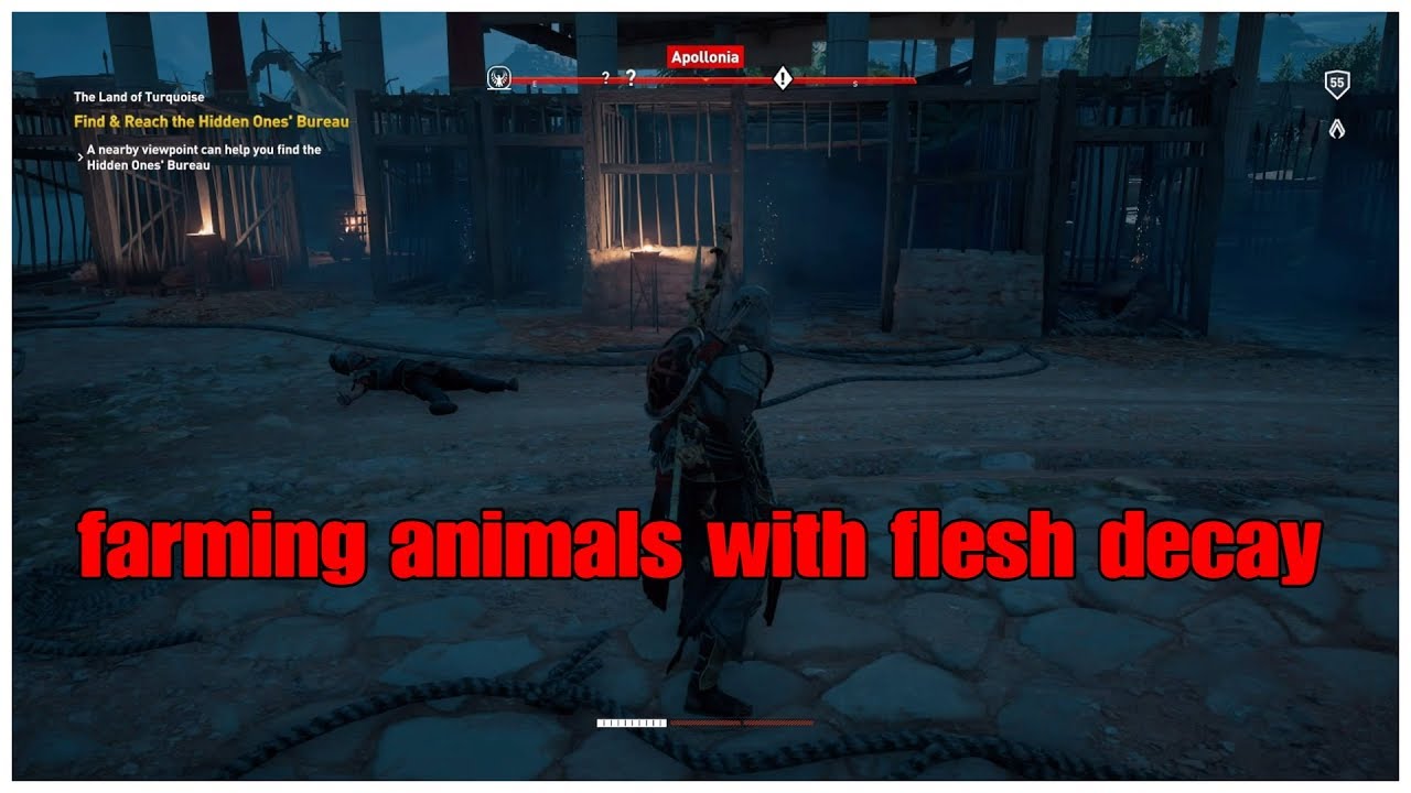 Assassin's Creed® Origins farming animal pelts