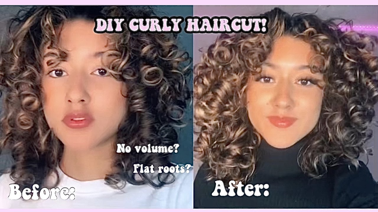 DIY CURLY HAIRCUT | (MANES BY MELL PIGTAILS CUT) | Lisaslife