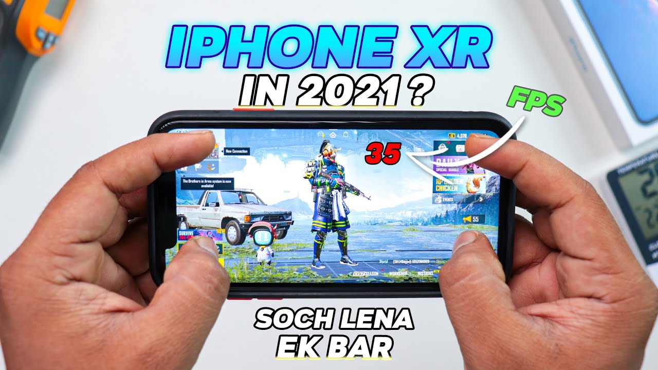 iPhone XR Pubg Test in 2021 with FPS Meter 🔥 Heating, Frame Chipkana & FPS LAG