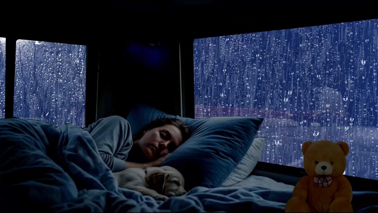 Quiet Night Rain Car Ambience 🚗🌧️ Soft Rain Sounds for Relaxation, Sleep and Study